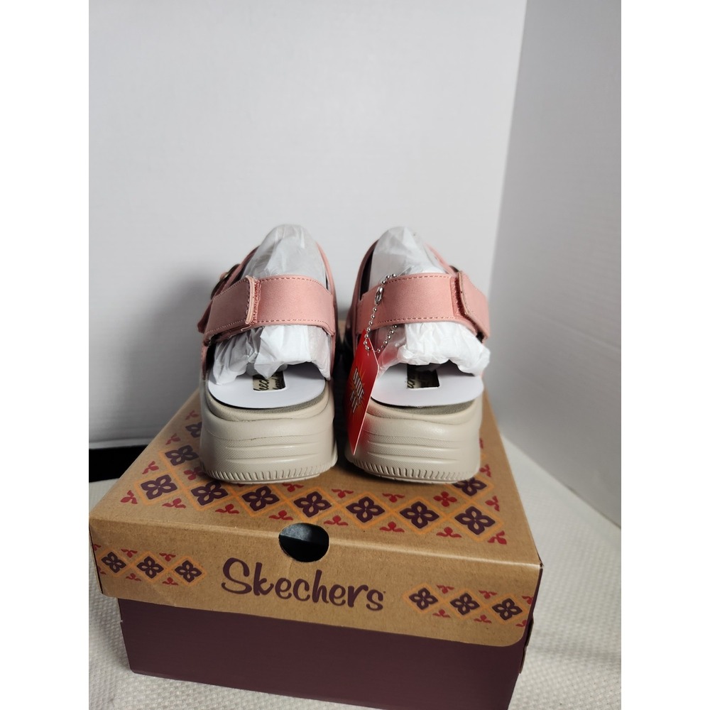 Skechers Easy Going Adjustable‎ Certified Charm Vegan Relaxed  Sandals Sz 7W NEW - Picture 3 of 10
